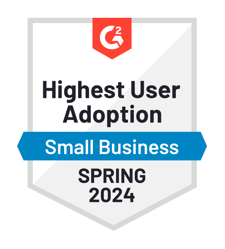 g2 spring highest user adoption small business